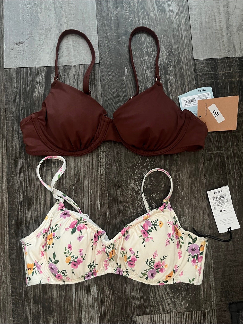Set of Two Swim tops NWT